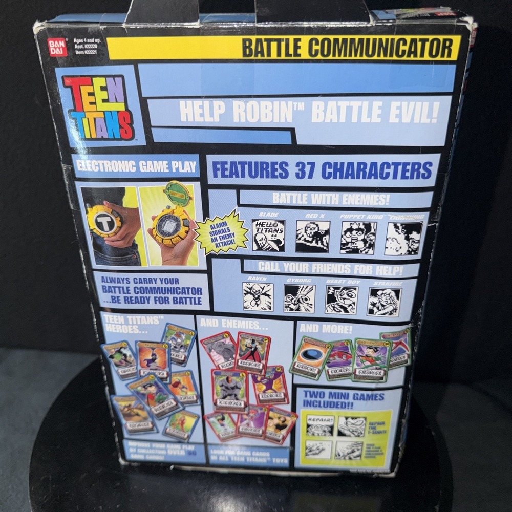 Bandai Teen Titans Battle Communicator Electronic Game Play New/Sealed - Picture 4 of 15